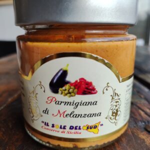 Il Sole del Sud – Parmigiana di melanzana vegana – barattolo da 190 gr